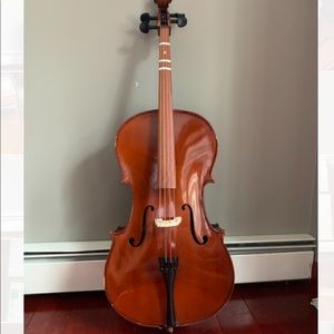 Hand made Dominguez Cello with bow and notes